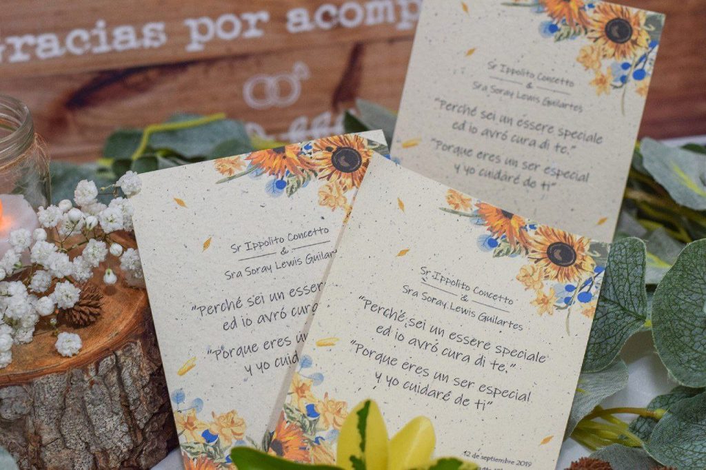 Invitacion de boda 2025, wedding invitation 2025, invitacion de boda papel reciclado.